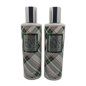 2 bath & body works holiday traditions vanilla bean noel body lotion10oz Plaid